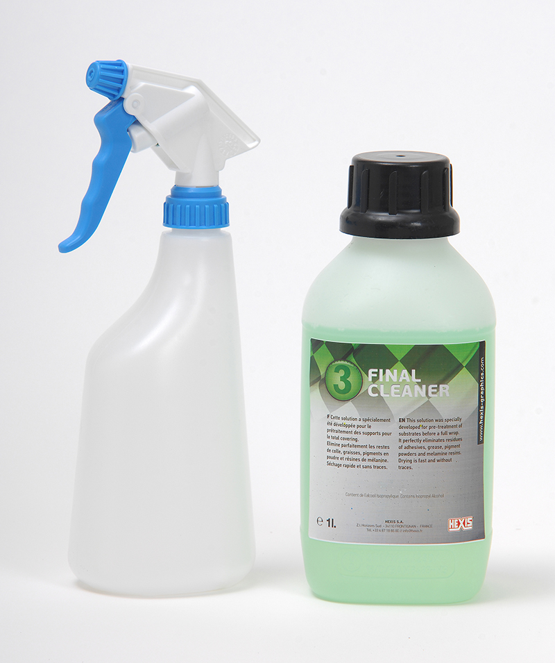 Final Cleaner Final degreasing liquid HEXIS Graphics