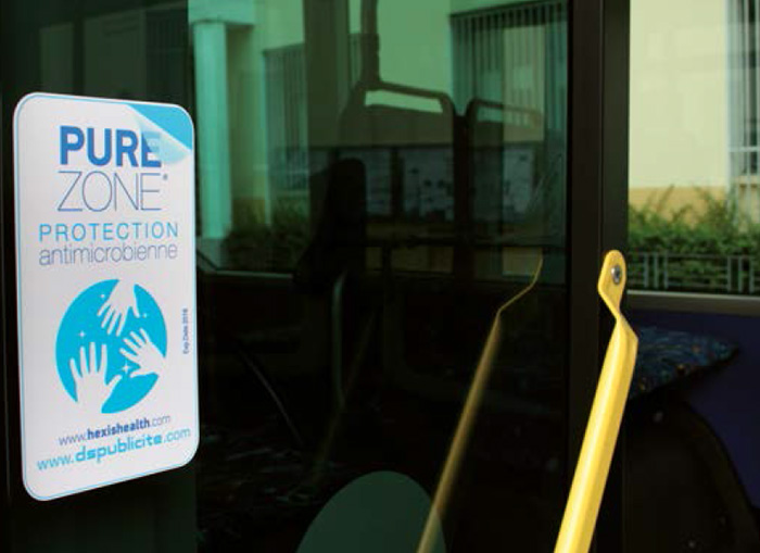 PURZON060B Anti microbial film Pure Zone range HEXIS Graphics