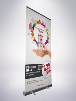 ROLLECO100 - Roll-up displays 100*200 cm