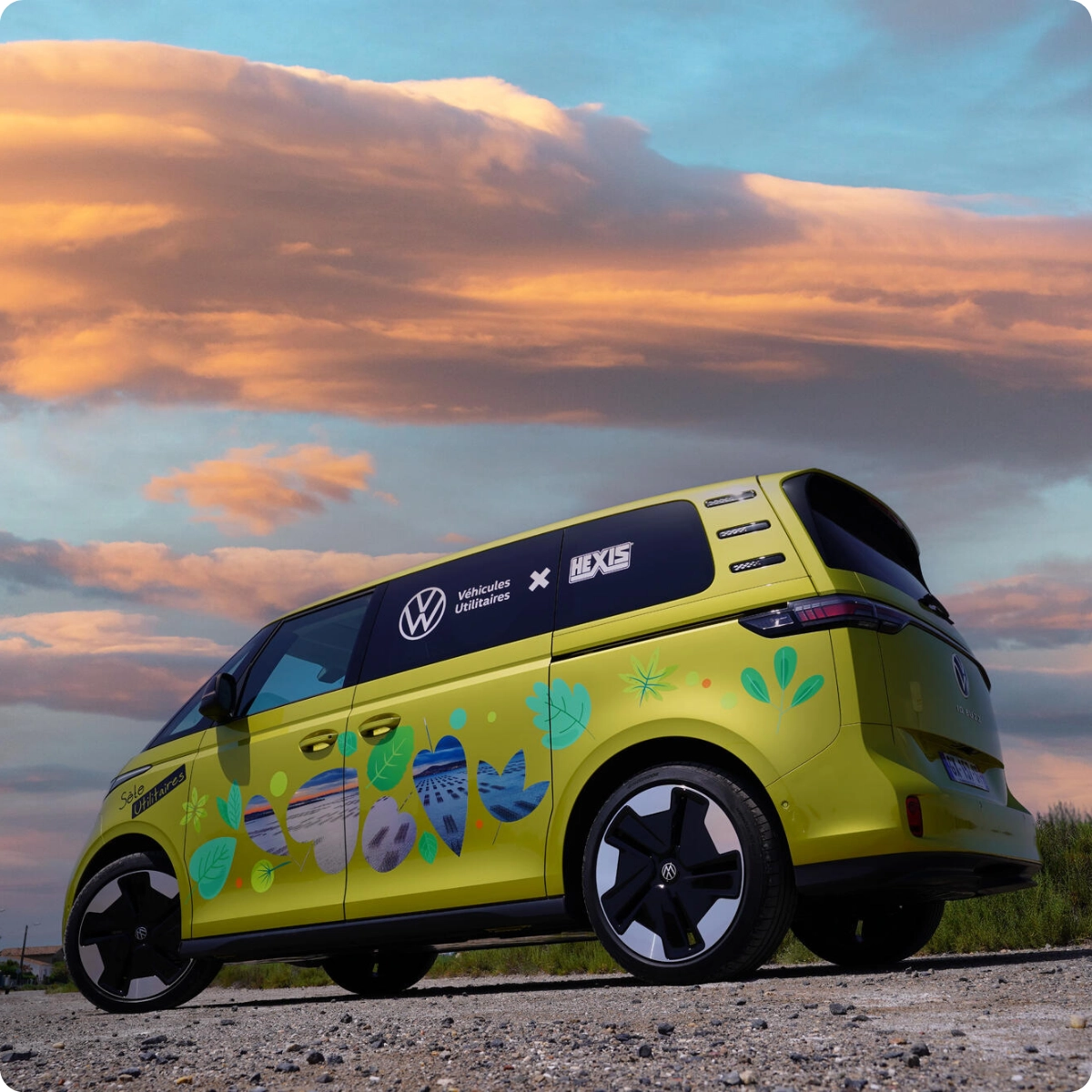 Volkswagen ID.Buzz bestelwagen met carwrap