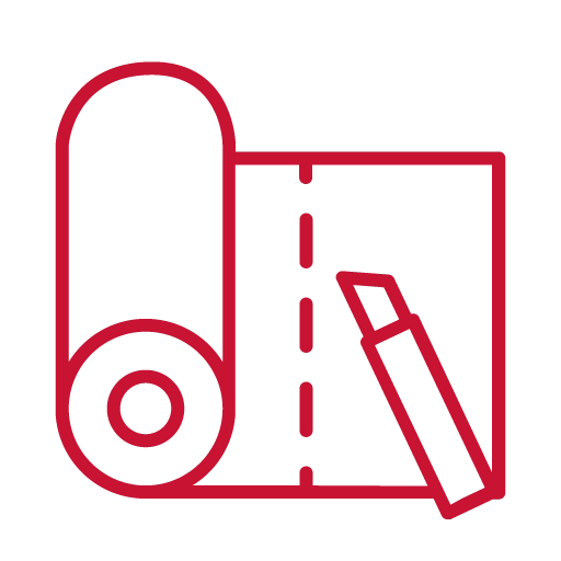 Snijfolie en signalisatie