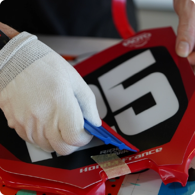 holeshot kit déco personnalisé